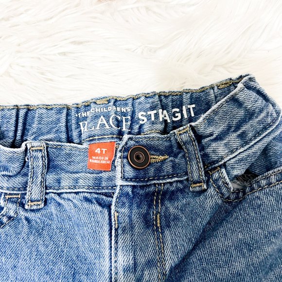 Children's Place Boy Straight  Blue Jeans Size 4T - Picture 7 of 7